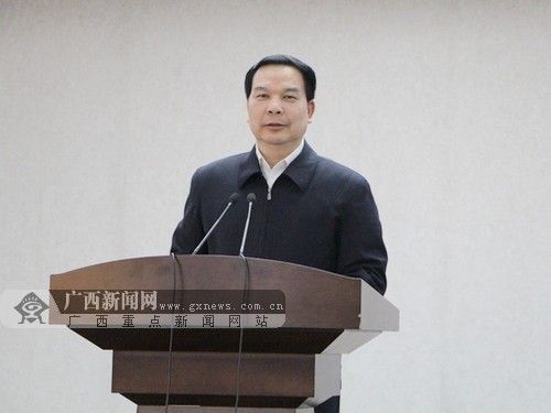1月20日下午，自治区纪委监察厅举行新闻通报会。广西新闻网记者 杨郑宝摄