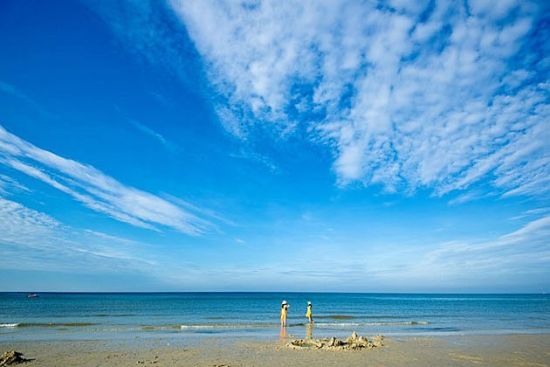 北海银滩是中国唯一建在少数民族自治区的国家级旅游度假区 图片来源：泡鱼儿 新浪博客