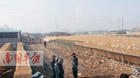 加工场违法占地面积很大，被国土资源部督办查处。记者 刘冬莲