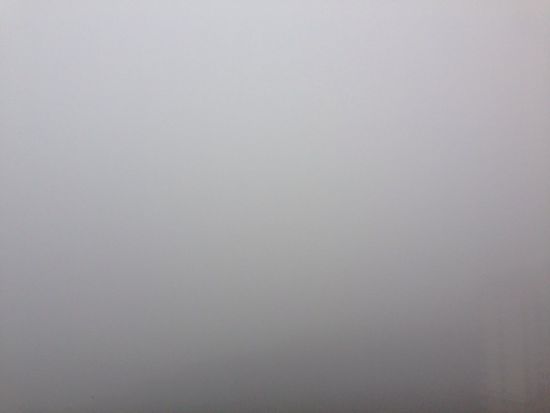 今天（3月12日）10时，在南湖同一地点，雾气变得更浓重。