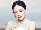 章子怡穿婚纱拍摄《时尚新娘》8月时尚大片